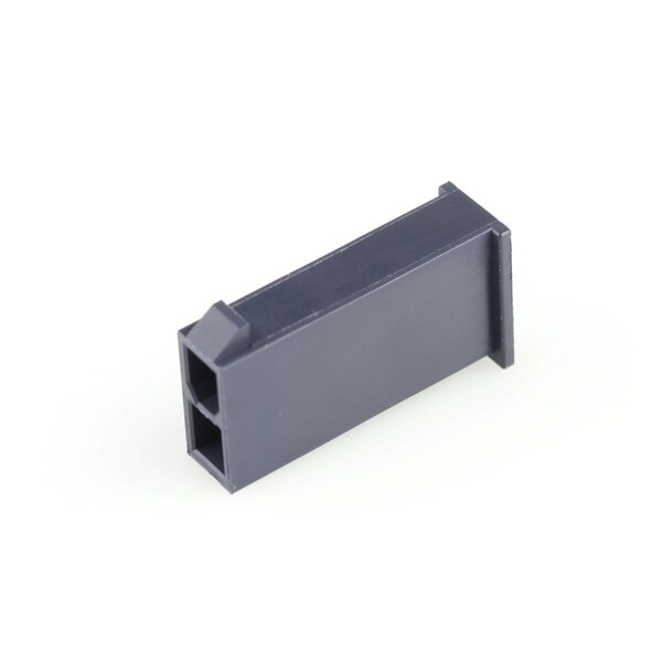 Molex MiniFitJr Plg FreeHng w/DH GW 2Ckt Black 46993-0211 - main